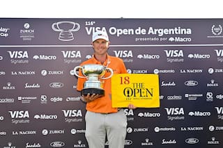 La emocionante llamada del norteamericano campeón tras ganar el VISA Open en Nordelta