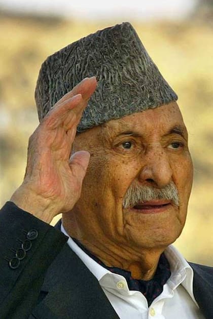Zahir Shah, el último monarca de Afganistán, en una imagen de 2004