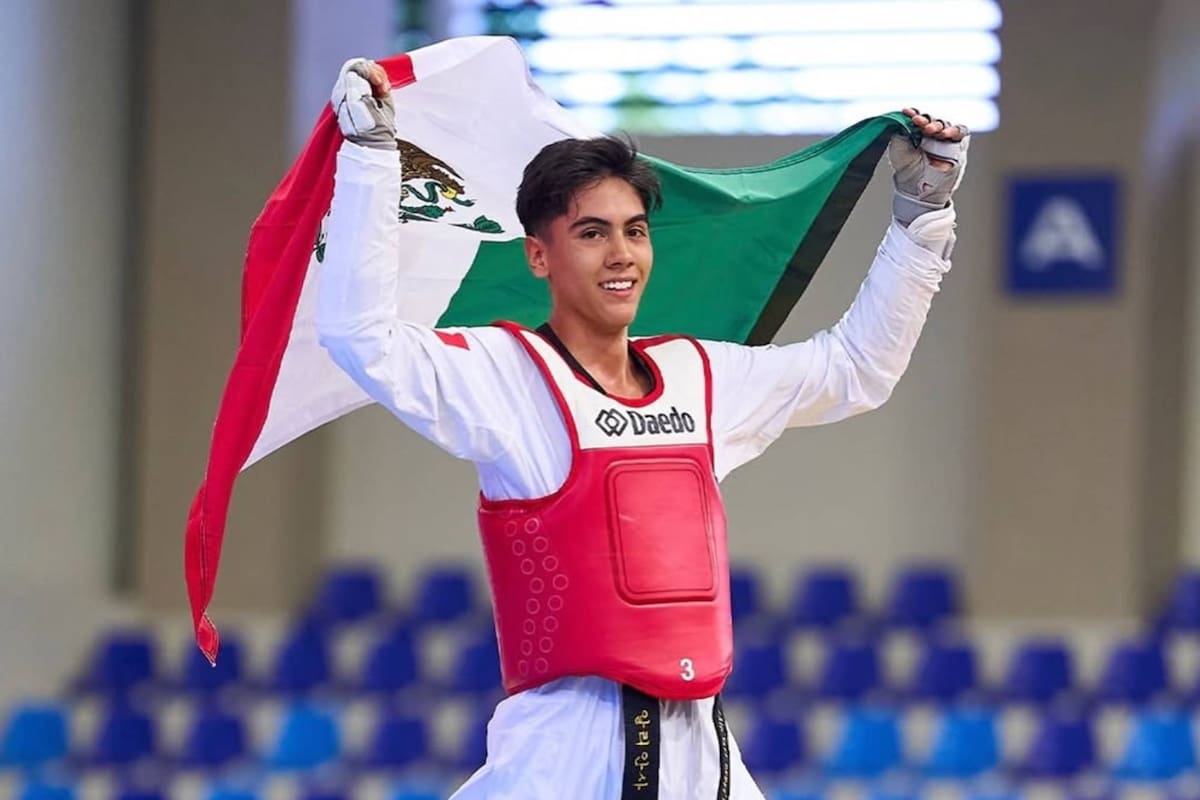 Zaid Pérez, un joven mexicano de 17 años, se coronó con la medalla de oro en taekwondo en los Juegos Centroamericanos y del Caribe 2026 en Santo Domingo