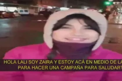 Zaira hizo todo lo posible para conseguir un ticket