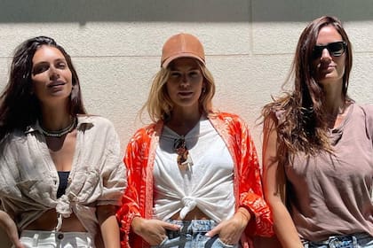 Zaira Nara, Mery del Cerro y Paula Chaves se conocieron trabajando como modelos y se hicieron amigas inseparables