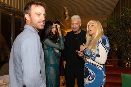 Zaira Nara y Polito Pieres fueron captados en eventos en Punta del Este.