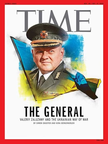 Zaluzhni en la tapa de la revista Time