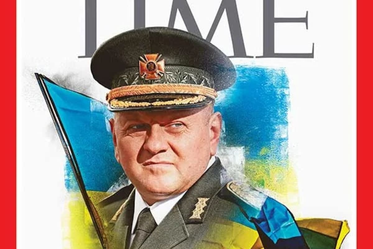 Zaluzhny en la tapa de Time