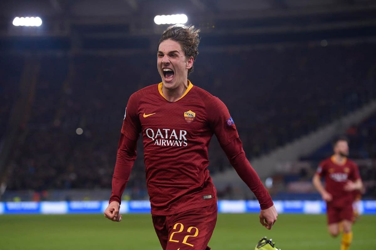 Zaniolo convirtió los dos goles en la victoria de Roma ante Porto por 2-1