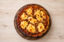 Zapallo cabutia relleno con soja texturizada