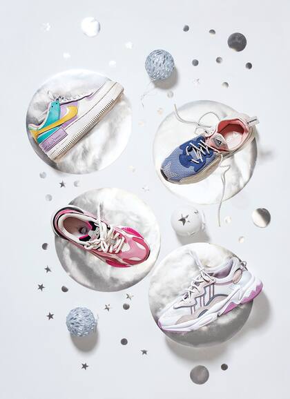 Zapatillas Air Force 1 Shadow (Nike). Zapatillas Sole Fury 00 (Reebok). Zapatillas RS X3 Puzzle (Puma). Zapatillas Ozweego (Adidas)