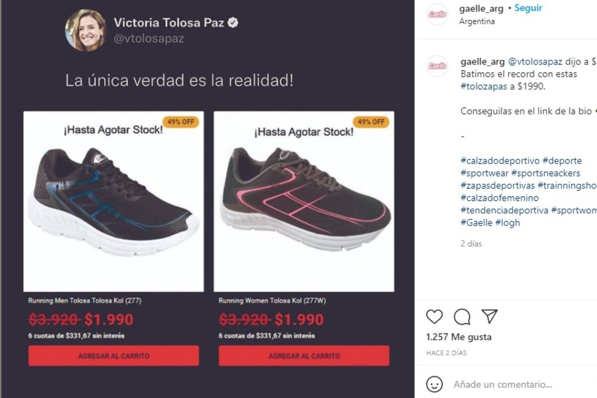 Zapatillas Tolosa Paz