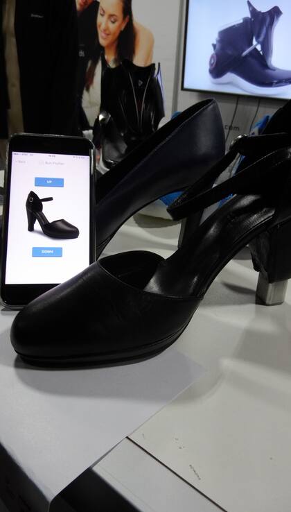 Zapato con taco inteligente