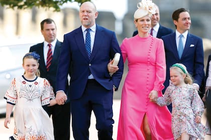 Zara y Mike Tindall tienen tres hijos: Mia, Lena y Lucas