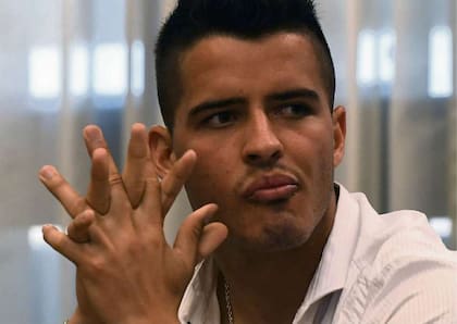 Zárate, en el instante en que le dictaban su condena