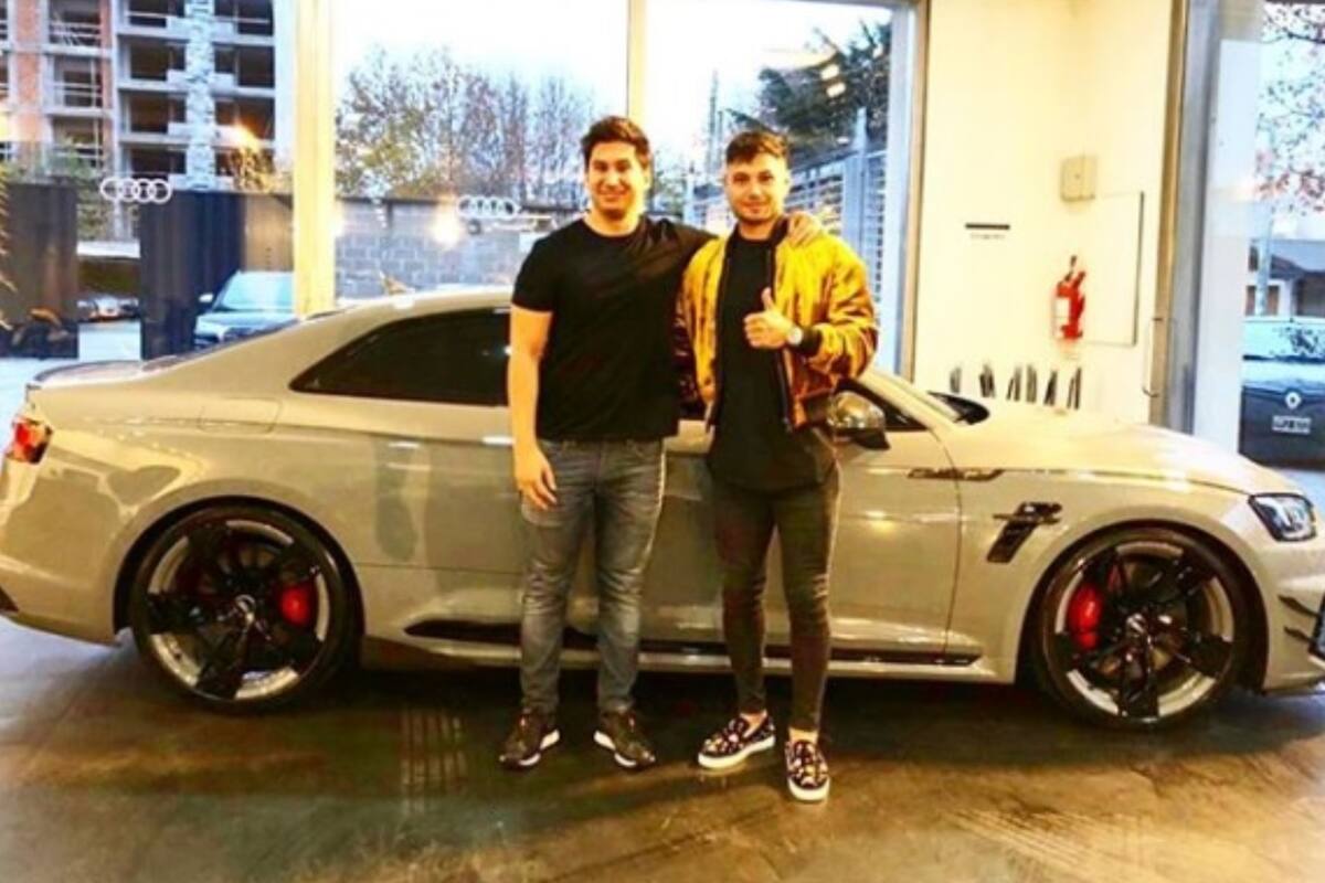 Zárate y su nuevo auto deportivo de lujo