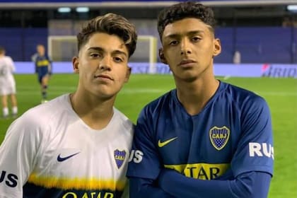 Exequiel Zeballos y Cristian Medina, dos jóvenes promesas de la cantera de Boca