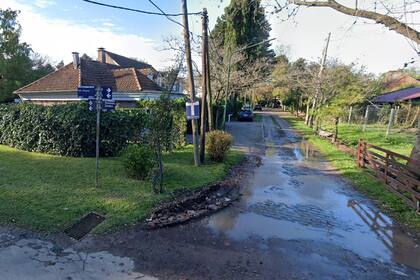 Zeballos al 1500, en Beccar, escenario de un robo en el que dos ladrones adolescentes amenazaron con un cuchillo a un chico de 13 años