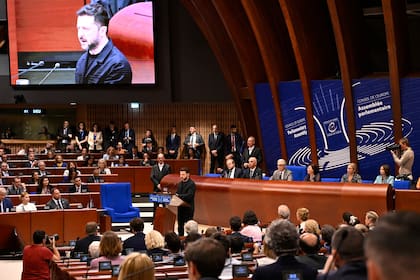 Zelensky, pronuncia un discurso ante el Consejo de Europa tras firmar los instrumentos legales necesarios para la creación del Tribunal Especial para el Crimen de Agresión contra Ucrania