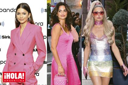 Zendaya, Penélope Cruz y Paris Hilton son algunas de las estrellas que apuestan al barbiecore.