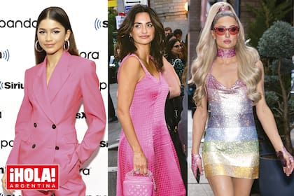 Zendaya, Penélope Cruz y Paris Hilton son algunas de las estrellas que apuestan al barbiecore.