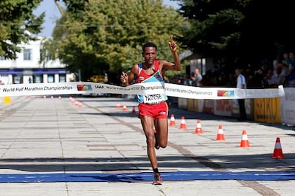 Zersenay Tadese, récord mundial masculino