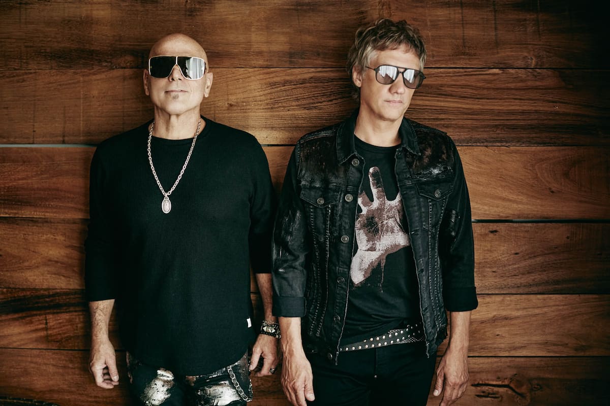 Zeta y Alberti, en la producción especial de Rolling Stone, antes del regreso de la gira Gracias Totales - Soda Stereo