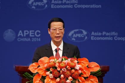 Zhang Gaoli, ex viceprimer ministro chino entre 2013 y 2018