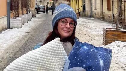 Zhanna Shevchenko ayuda a otros ucranianos a mudarse a Leópolis