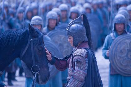 Zhao Wei interpreto el papel principal en Hua Mulan, de 2009