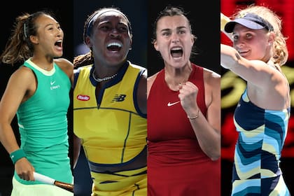 Zheng Qinwen, Cori Gauff, Aryna Sabalenka y Dayana Yastremska, las cuatro semifinalistas del Australian Open 2024