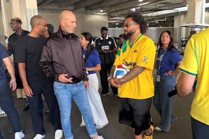 Zidane y Marcelo, una imagen que conmueve a los seguidores de Real Madrid