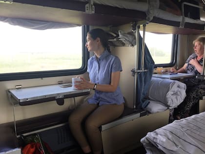 Zina se crio en Kazajistán, estudia Geografía y vive en Omsk