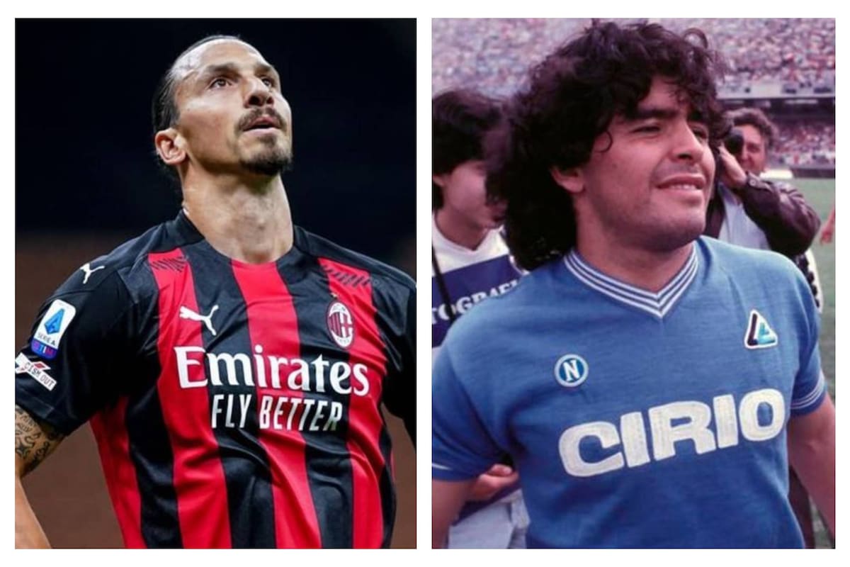 Zlatan recordó al Diego con una particular confesión