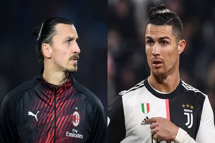 Zlatan y Cristiano se ven las caras esta tarde en Milan - Juventus