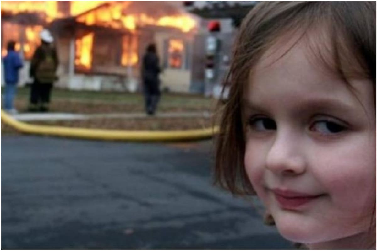 Zoe Roth, catalogada como “Chica desastre”, fue una de las niñas que generó más repercusión en las redes sociales por la expresión de su cara