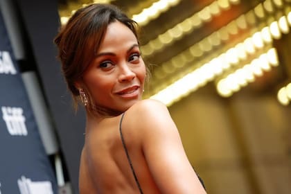 Zoe Saldaña ganó recientemente un Globo de Oro y está nominada a Mejor Acriz de Reparto en los Oscar