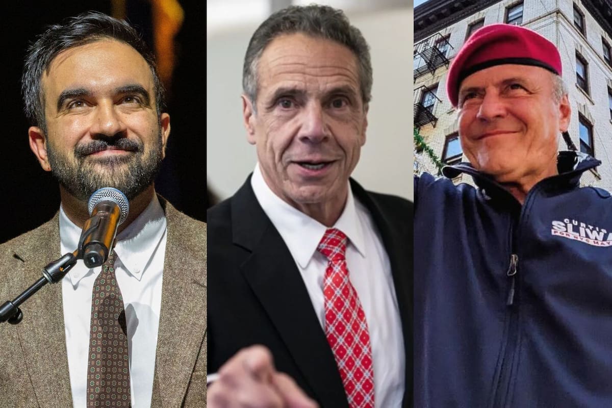Zohran Mamdani, Andrew Cuomo y Curtis Sliwa se enfrentan en las elecciones para alcalde en Nueva York