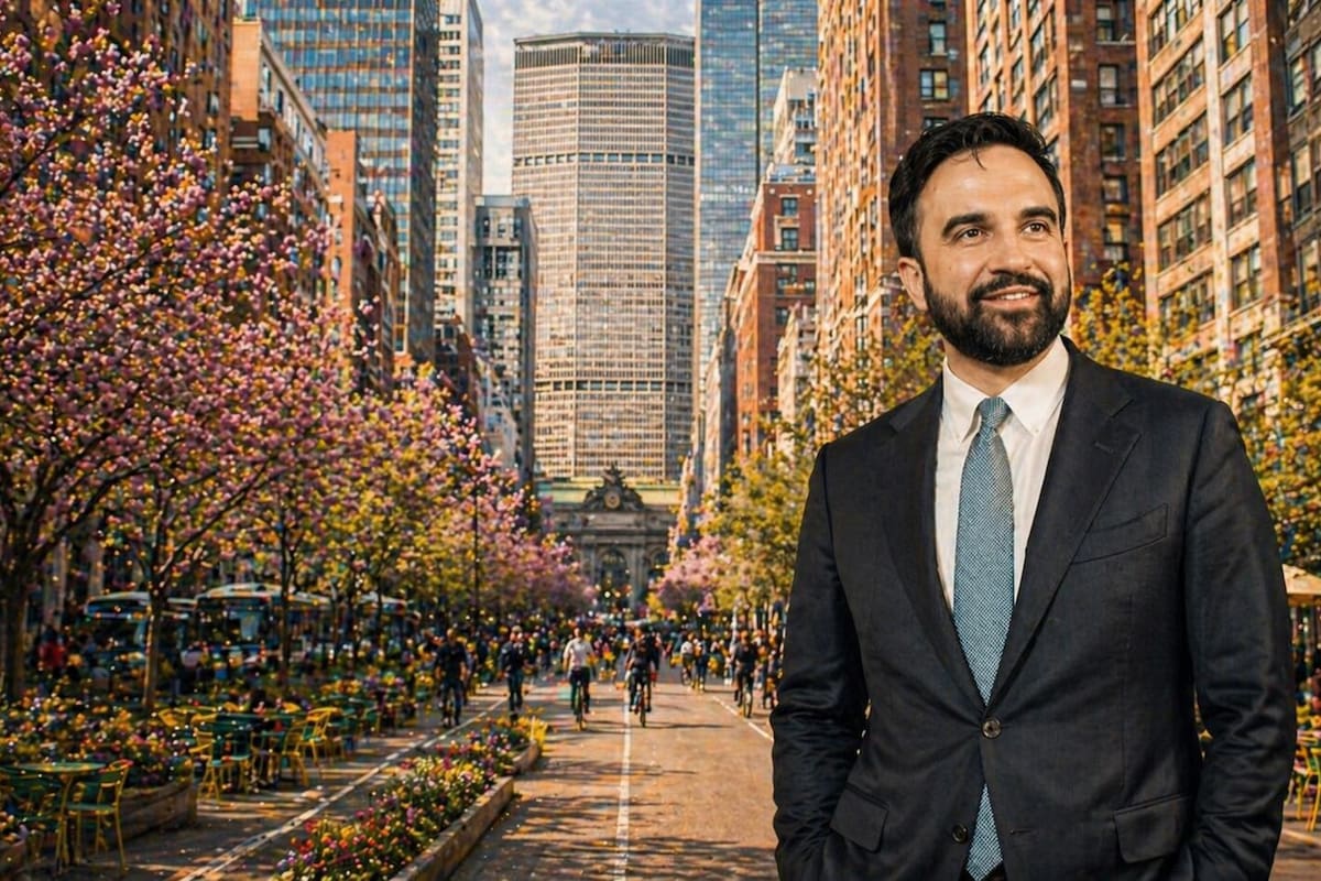 Zohran Mamdani anunció nuevos espacios peatonales en Nueva York: así es la obra que transformará 11 cuadras de Park Avenue