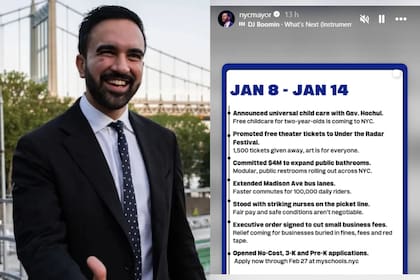 Zohran Mamdani ensalzó los logros de su administración en la segunda semana al frente de la ciudad de Nueva York