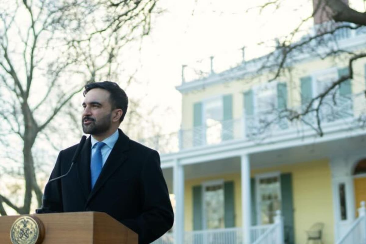 Zohran Mamdani inició su mudanza a Gracie Mansion a dos semanas de asumir como alcalde de Nueva York