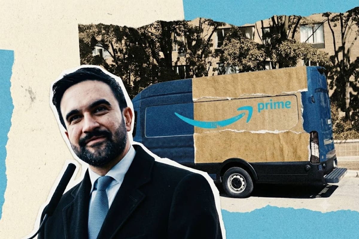 Zohran Mamdani mostró su respaldo a una propuesta legislativa diseñada para regular a gigantes corporativos como Amazon