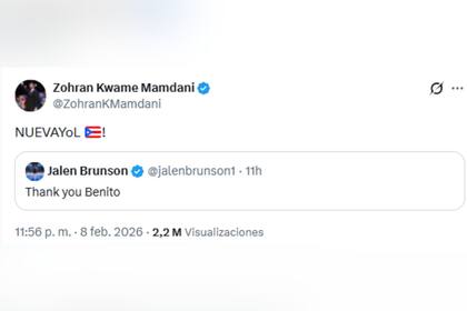 Zohran Mamdani reaccionó al show de Bad Bunny en el Super Bowl