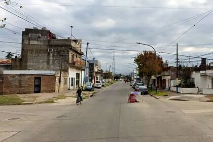 Zona de Junín al 5700, en el Barrio Ludueña