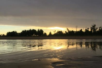 Zona del río próxima a Vuelta de Obligado, donde se vio al joven armenio por última vez