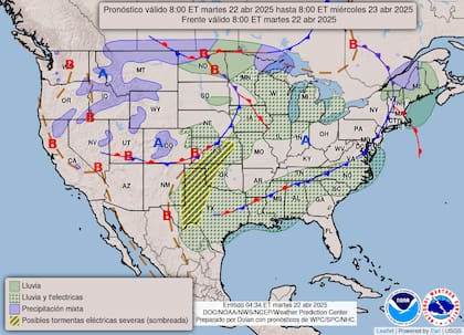 Zonas de Texas y Oklahoma bajo riesgo marginal de inundaciones por acumulados excesivos de lluvia, según el NWS