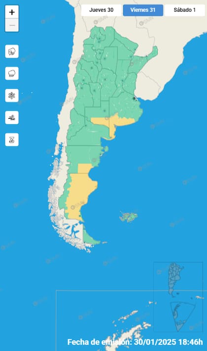 Zonas del país afectadas por lluvias y vientos fuertes