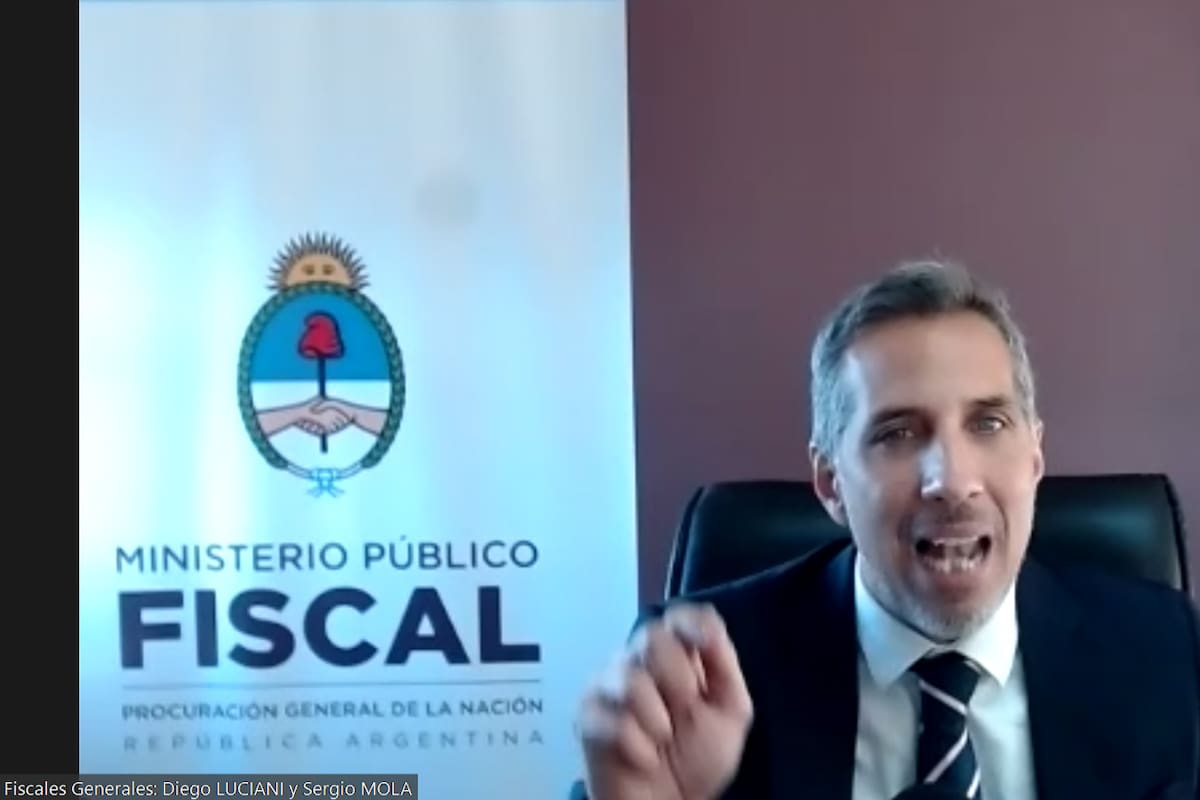 Zoom por la causa vialidad. Fiscales Diego Luciani y Sergio Mola