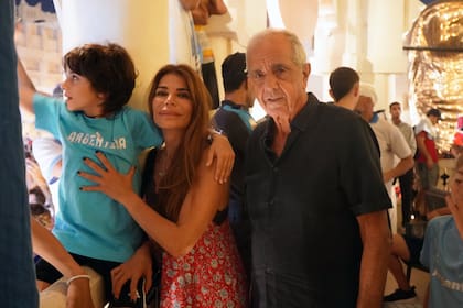 Zulemita Menem y Rodolfo Donofrio en Doha, Qatar.