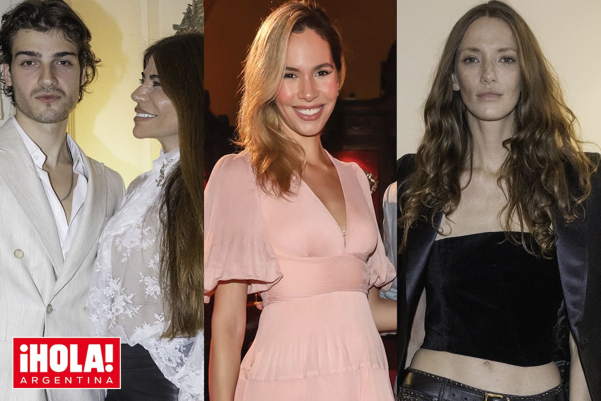 Zulemita Menem y su hijo, Luca Bertoldi Menem, Elina Costantini y Milagros Schmoll, grandes protagonistas en la noche porteña