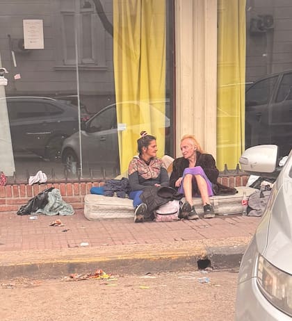 Zulma Lobato en situación de calle