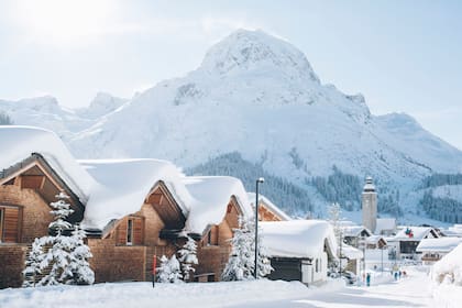 Zürs am Arlberg es un exclusivo complejo de esquí en Austria