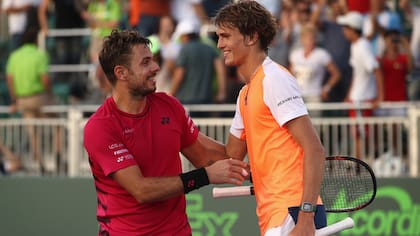 Zverev sorprendió a Wawrinka