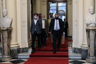 Fin de una semana atípica: la burbuja de Fernández y una Casa Rosada vacía
